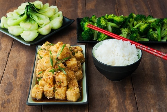 Đậu phụ tẩm tương vừng thơm ngon