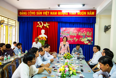 Gặp mặt đầu năm mới với các cơ quan báo chí