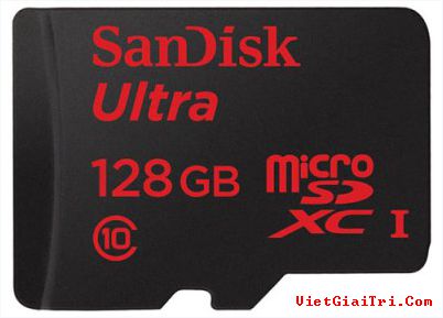  Ra mắt thẻ nhớ microSD 128GB đầu tiên trên thế giới