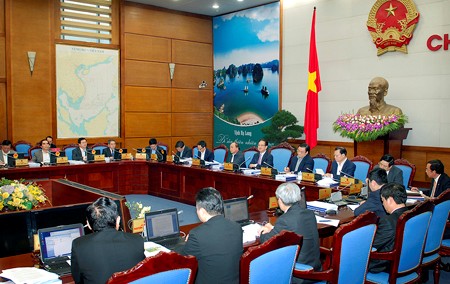 Thông cáo báo chí phiên họp Chính phủ thường kỳ tháng 2-2014