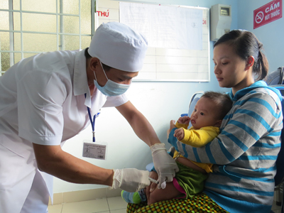 Gần 9.300 trẻ dưới 1 tuổi được tiêm chủng