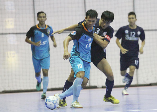 Sanatech Khánh Hòa không thể vượt qua Thái Sơn Nam trong trận chung kết Futsal (ảnh internet)