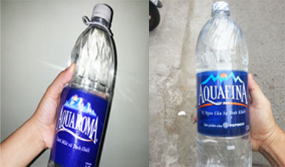 Nước uống đóng chai: Coi chừng hàng nhái!