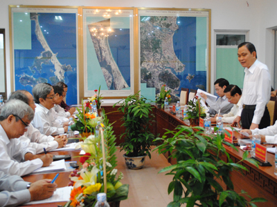 Bộ trưởng Bộ Nội vụ Nguyễn Thái Bình làm việc tại Khánh Hòa