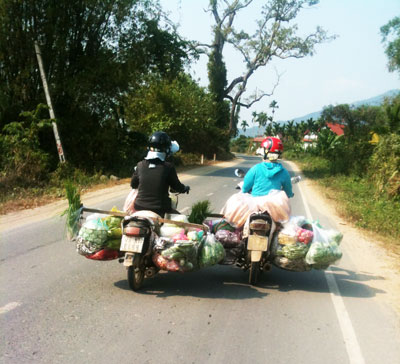 Chở hàng cồng kềnh