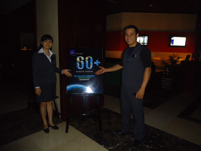 Khách sạn Novotel Nha Trang hưởng ứng sự kiên Giờ Trái Đất