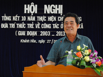 Sẽ tiếp tục đưa trí thức trẻ về công tác ở tuyến xã