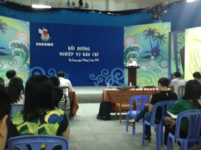 Bồi dưỡng nghiệp vụ báo chí cho các hội viên