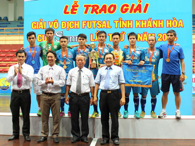 Đội Fishsan vô địch giải bóng đá Futsal tỉnh Khánh Hòa