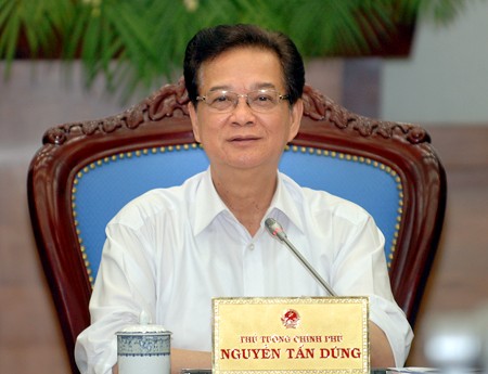 Thủ tướng Nguyễn Tấn Dũng chủ trì phiên họp Chính phủ thường kỳ tháng 3-2014.