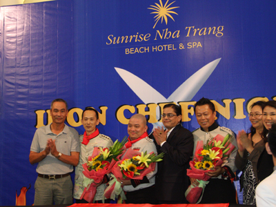 Đêm hội ngộ của 3 siêu đầu bếp tại khách sạn Sunrise