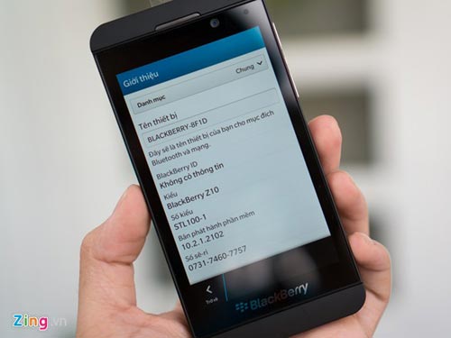 BlackBerry Z10 gây sốt tại Việt Nam dùng chíp hiệu suất thấp