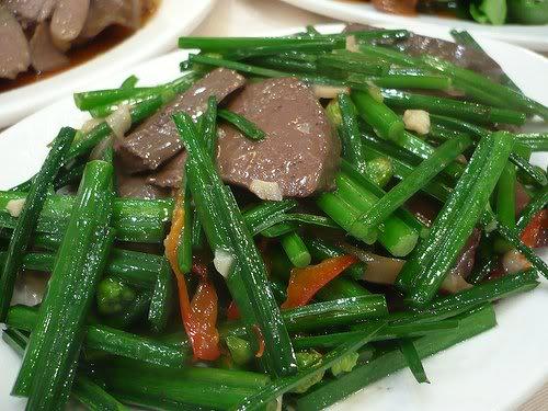 Rau hẹ bổ dương khí, dùng thích hợp trong mùa xuân.