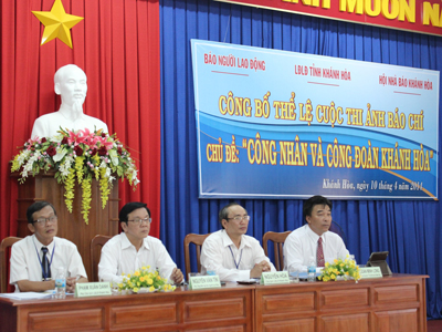 Công bố thể lệ Cuộc thi ảnh báo chí với chủ đề "Công nhân và Công đoàn Khánh Hòa"