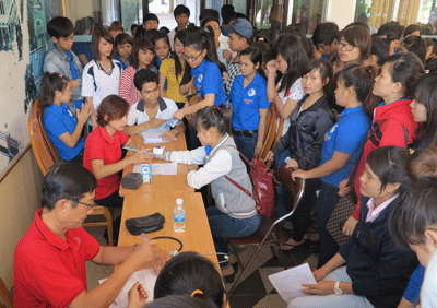 Vận động hiến trên 200 đơn vị máu