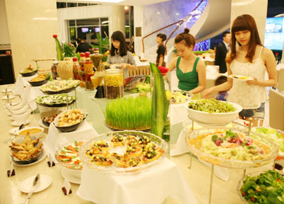 Buffet đặc biệt mừng 30-4 tại khách sạn Michelia