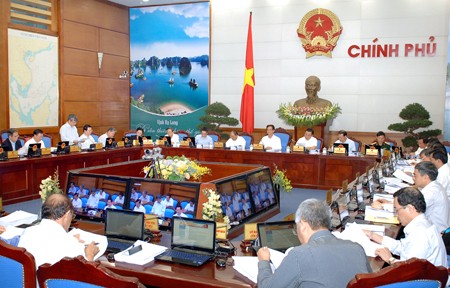 Thông cáo báo chí về phiên họp Chính phủ thường kỳ tháng 4/2014