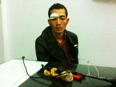 Trộm chó bị bắt quả tang