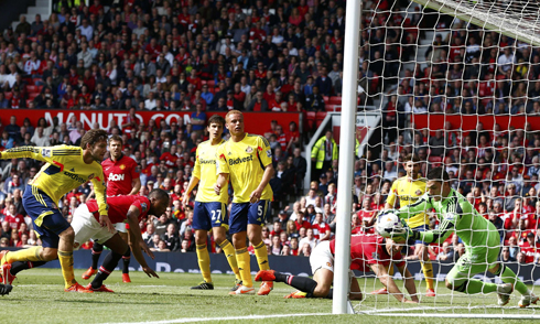  Man Utd không tạo ra nhiều các tình huống uy hiếp ở một phần ba sân gần cầu môn Sunderland. Ảnh: Reuters.