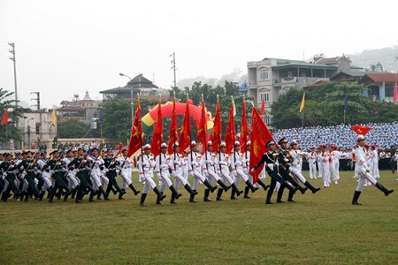 Khối Nghi lễ quân đội. Ảnh: Đình Nam