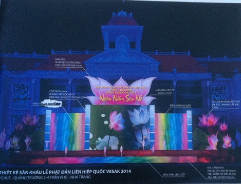 Đại nhạc hội sẽ được tổ chức quy mô tại Quảng trường 2-4 từ 19 giờ ngày 12-5