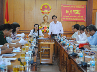 Lấy ý kiến góp ý chuẩn bị cho kỳ họp thứ 7