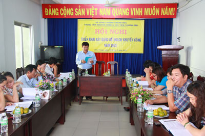 Xây dựng kế hoạch khuyến công năm 2015