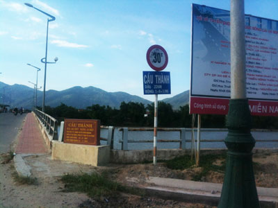 Biển báo giao thông được khôi phục