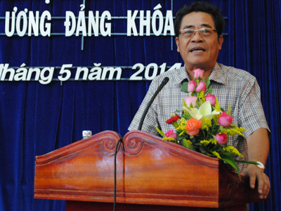 Báo cáo kết quả Hội nghị Trung ương 9 cho cán bộ chủ chốt