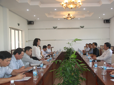 Tiếp đoàn công tác tỉnh Quảng Ninh