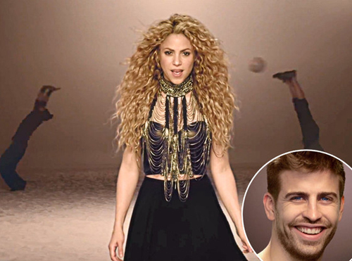 Shakira cùng chồng là cầu thủ Pique tham gia trong MV 