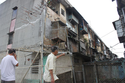 Rà soát các chung cư và khu nhà ở chung xuống cấp