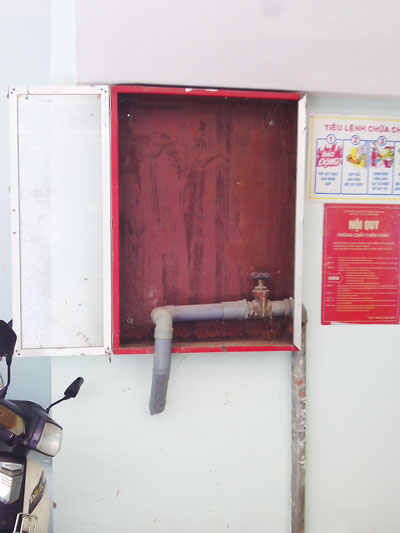 Cần sửa chữa hệ thống phòng cháy, chữa cháy