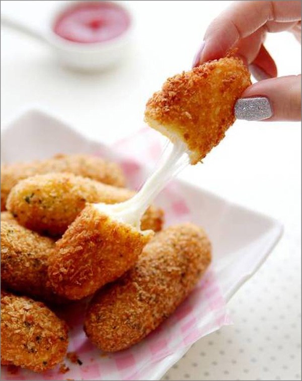 Khoai tây phô mai que giòn rụm thơm phức