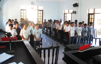 59 bị cáo trước Tòa.