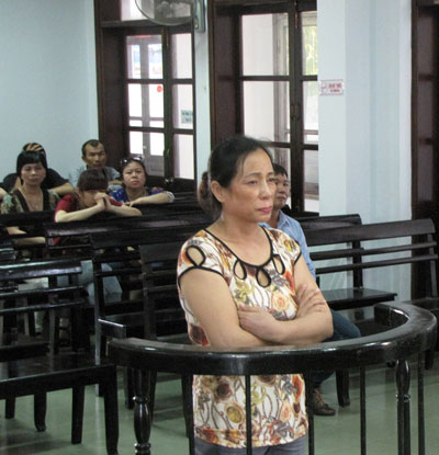 Bị cáo Nguyễn Thị Gái.