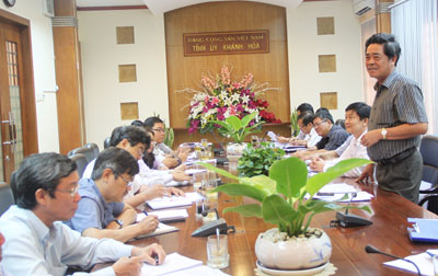 Làm việc với các doanh nghiệp nhà nước, ban quản lý dự án thuộc tỉnh