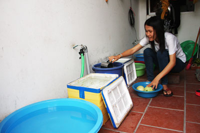 Cuộc sống đảo lộn vì thiếu nước