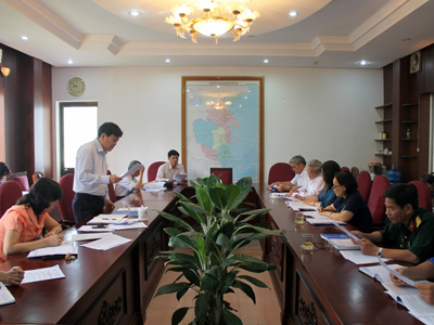 Nguyễn Duy Bắc chỉ đạo tại buổi làm việc.