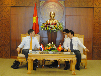 Lãnh đạo tỉnh Khánh Hòa tiếp Tổng Lãnh sự Vương quốc Hà Lan