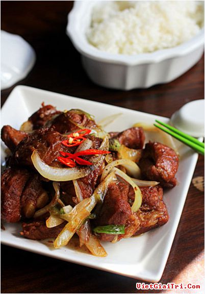 Sườn ram Coca Cola