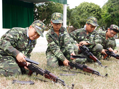 Một tuần quân ngũ của "chiến sĩ nhí"