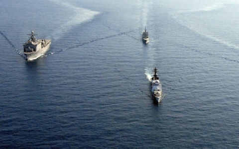 Tàu Hải quân Mỹ hiện diện tại khu vực Biển Đông (Ảnh National Interest)