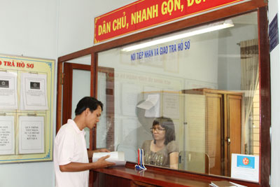 Giải quyết thủ tục hành chính nhanh chóng, tiện lợi