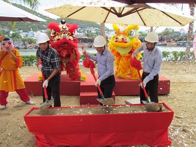 Động thổ Khu biệt thự Cham Oasis