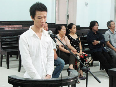 Bị cáo Phan Võ Minh Trung.