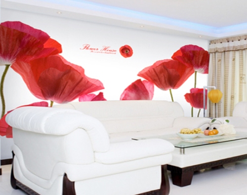 Nữ tính với sắc hoa màu hồng.