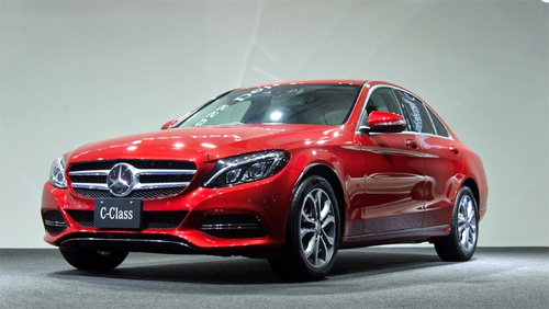 Mercedes C-class mới trong buổi ra mắt.