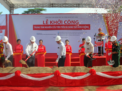 Khởi công xây dựng Trung tâm nghiên cứu tiên tiến và sáng tạo Hòn Chồng