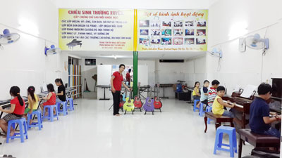 Lớp học của thầy Lam.